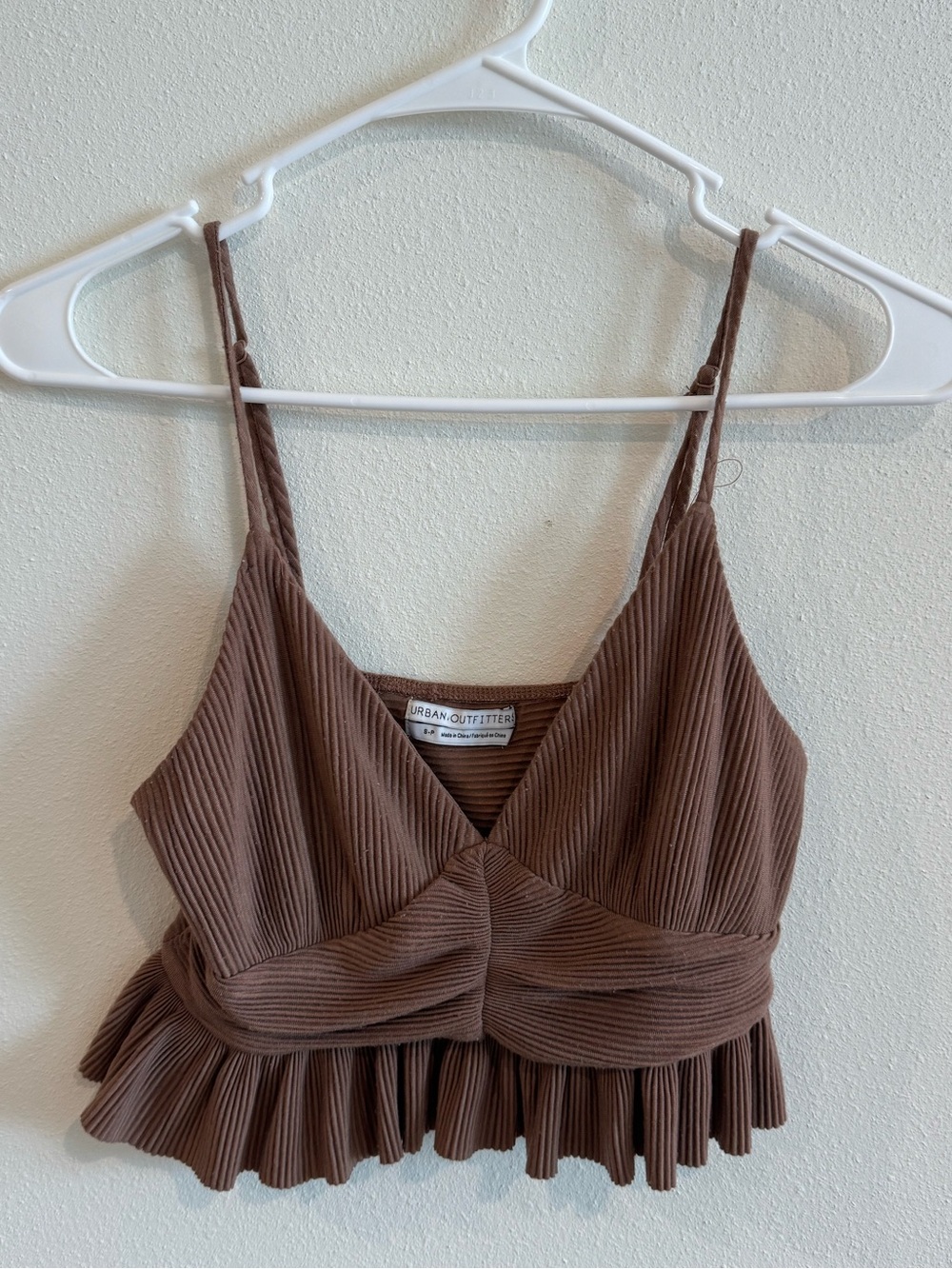 Urban Outfitters Brown Crop Top
